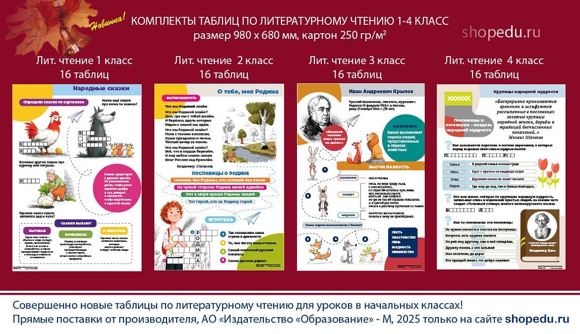 Анонс литературное чтение